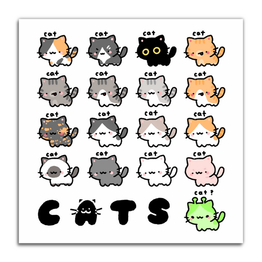 Cats Mini Print