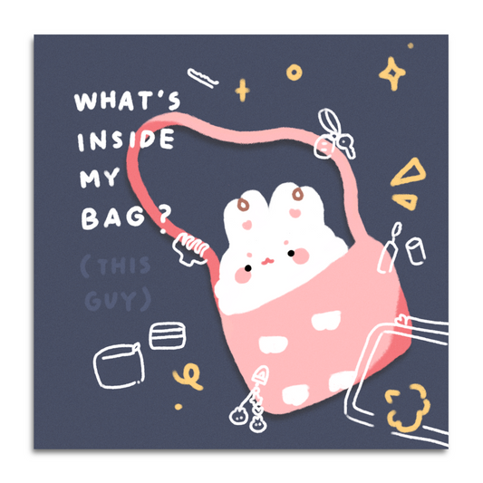 Inside My Bag Mini Print