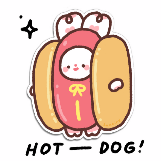 Hot Dog Bimbo Sticker
