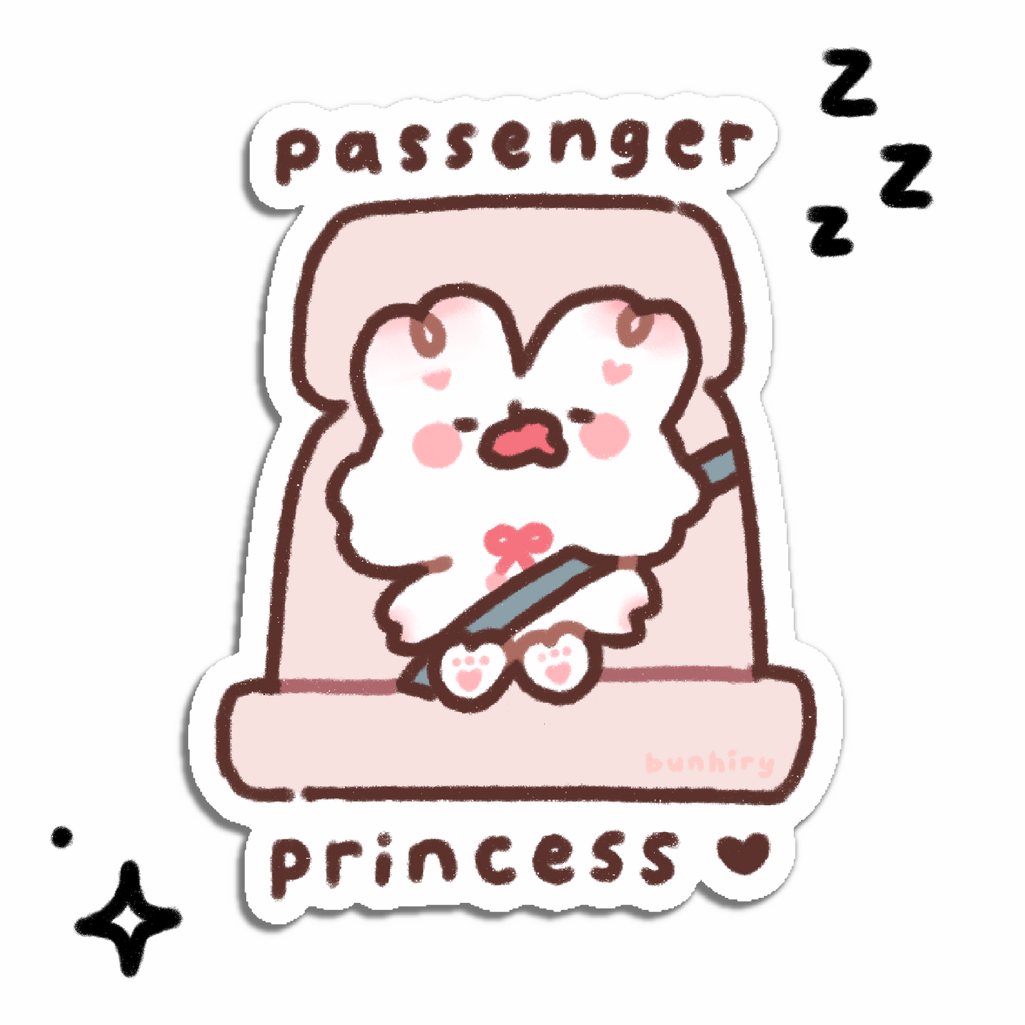Passenger Princess Bimbo Sticker – Bunhiry