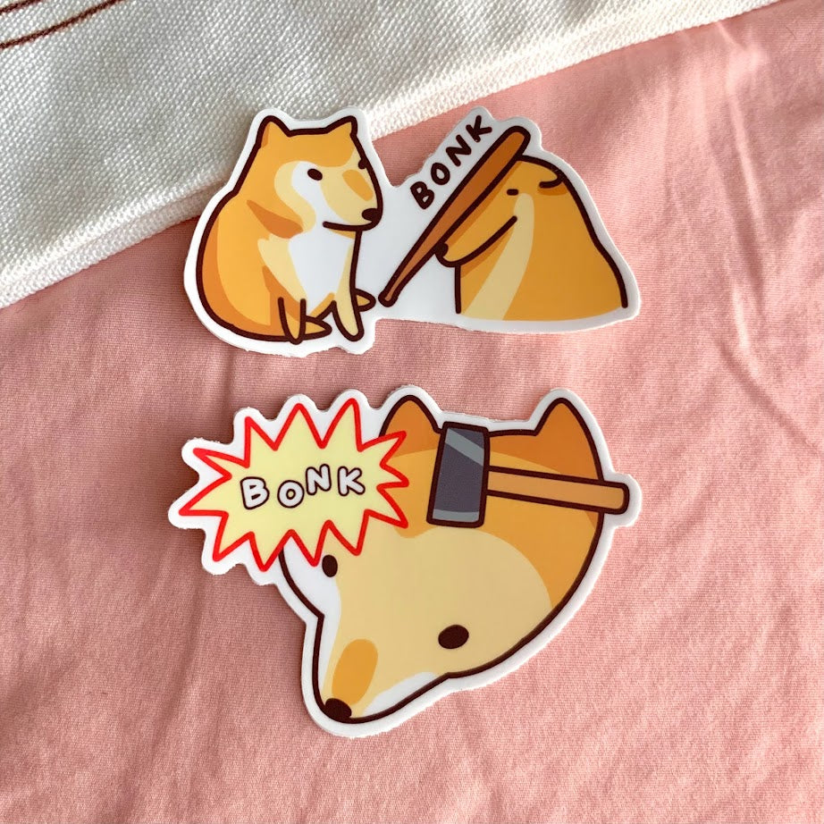 BONK Doge Stickers