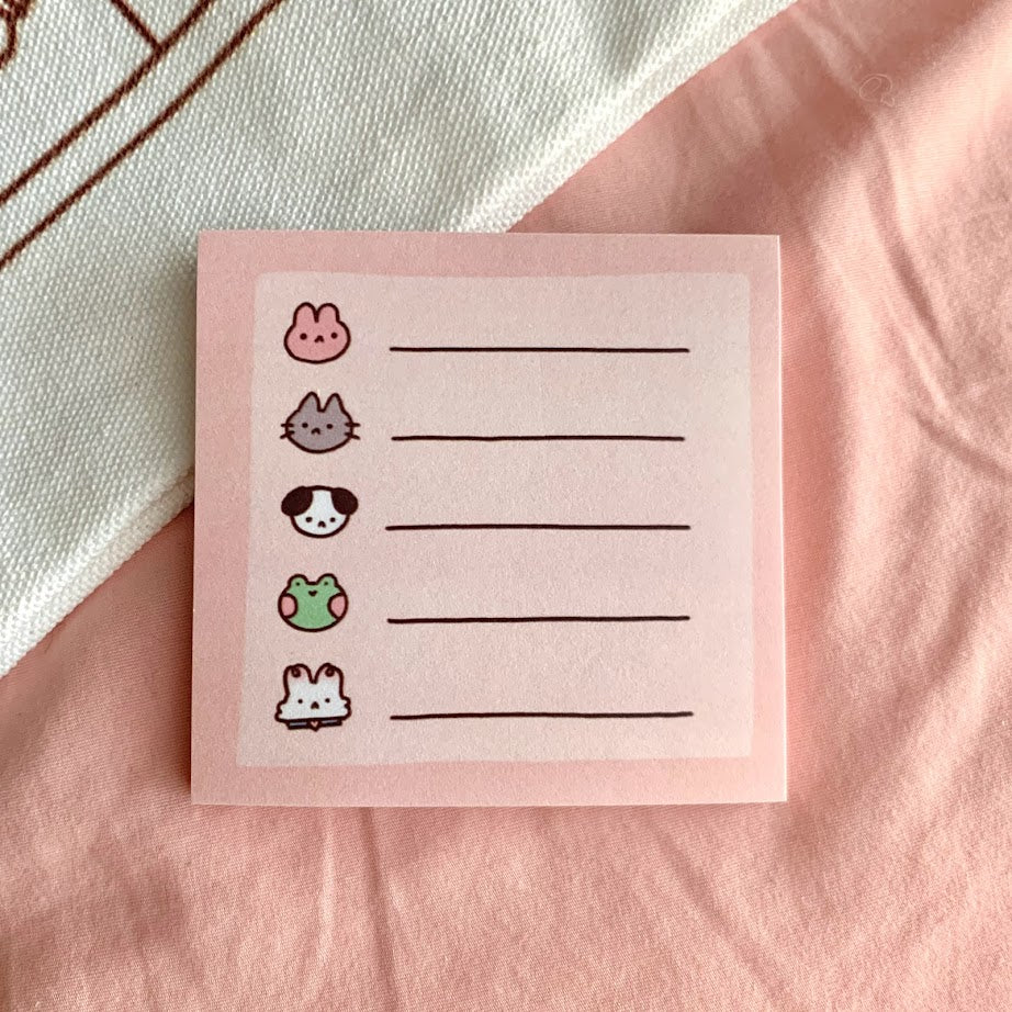 Doodle Pets Sticky Notes