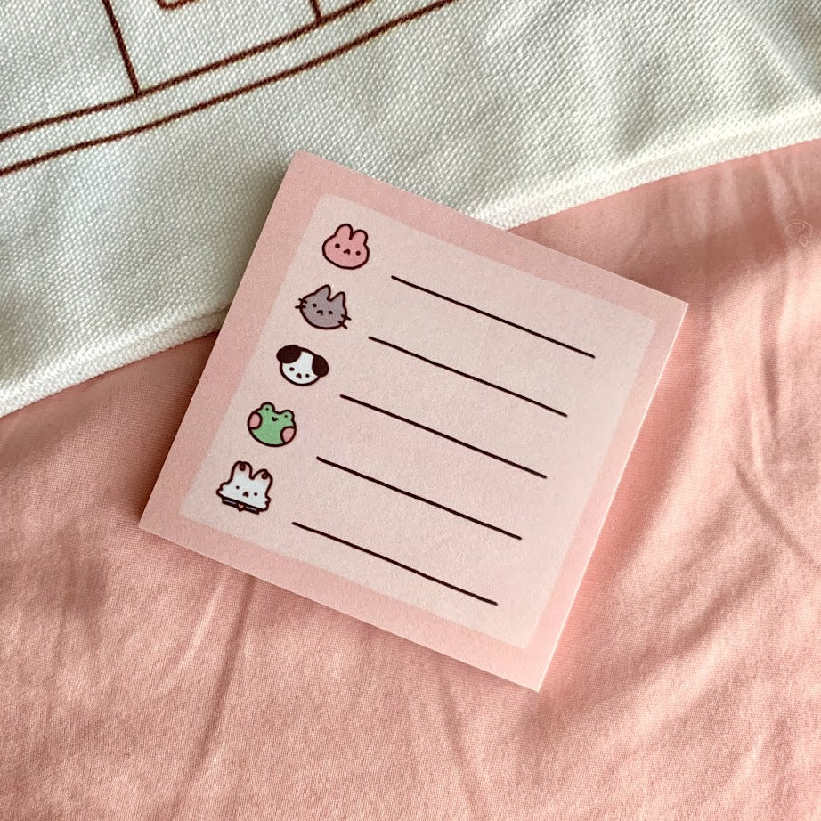 Doodle Pets Sticky Notes