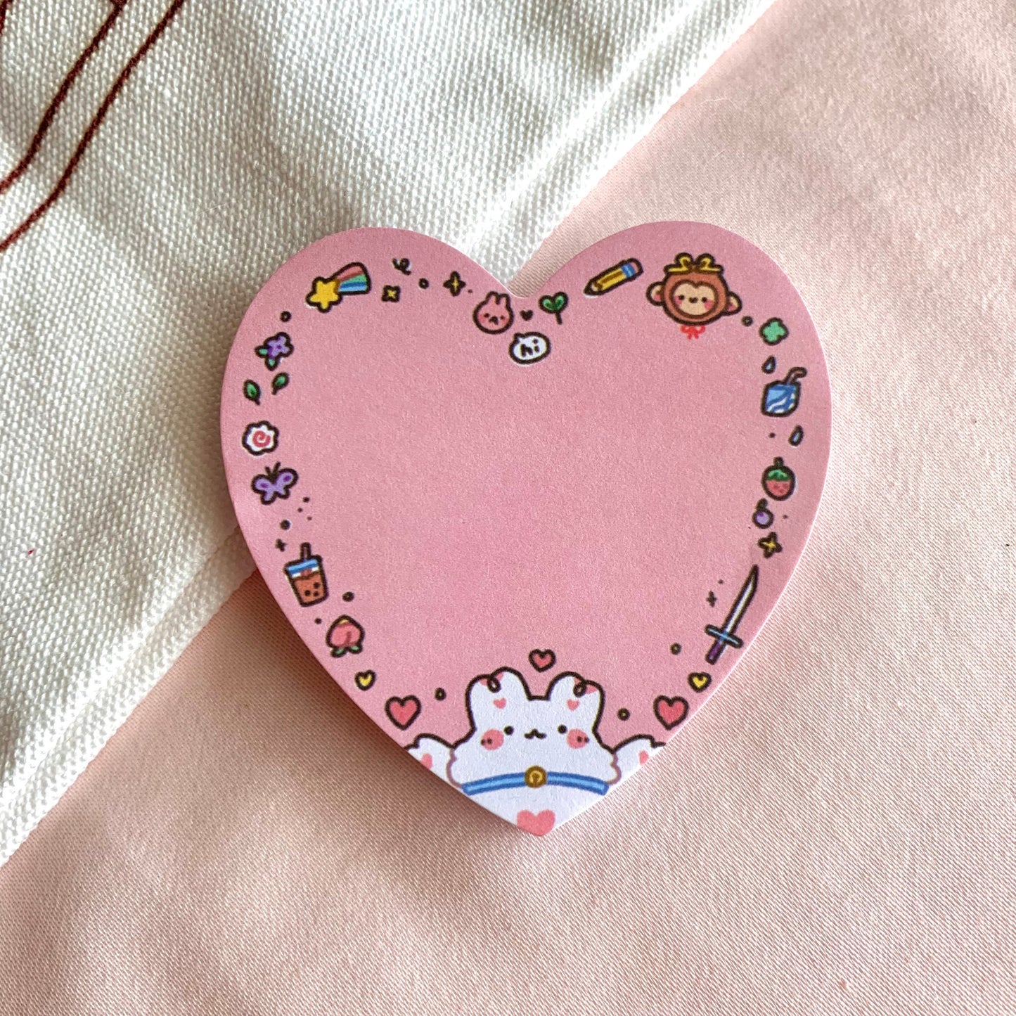 Bimbo Heart and Teacher Sticky Notes