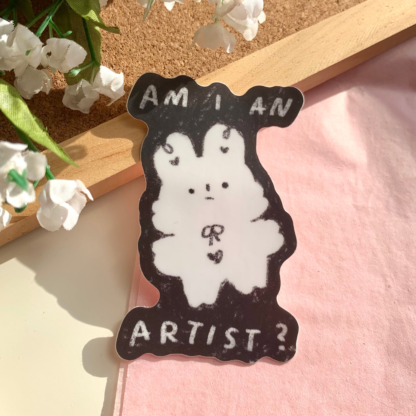 Bimbo "Am I an Artist?" Sticker