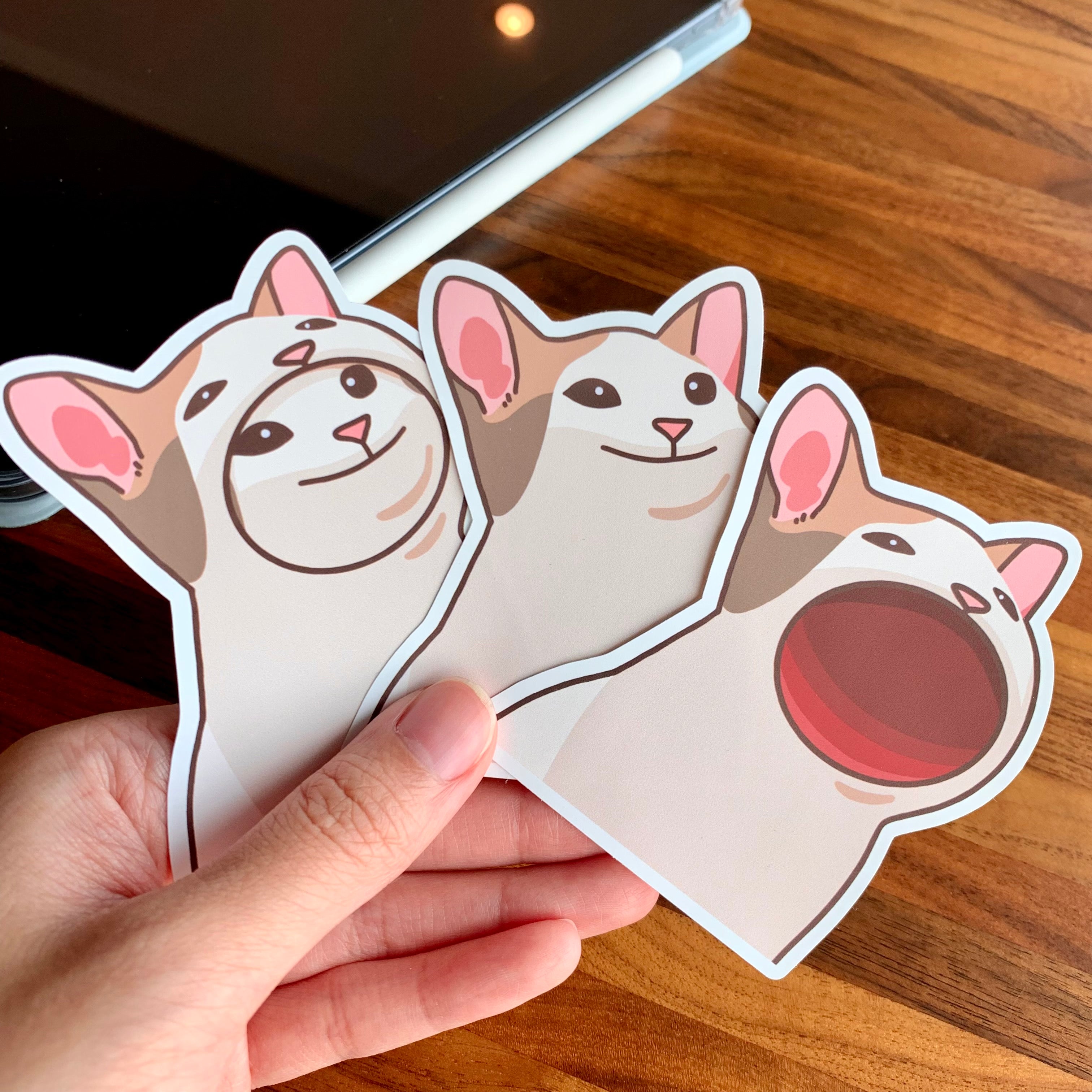 Pochitto Flake Stickers - Cat – Kawaii Stationerys