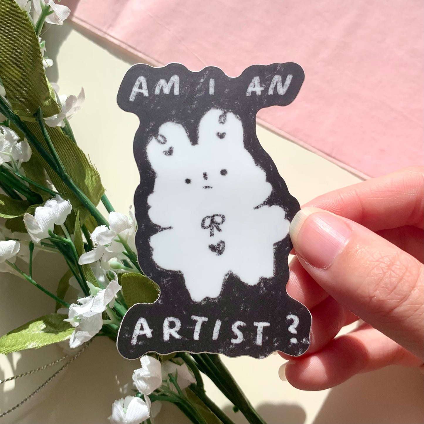 Bimbo "Am I an Artist?" Sticker