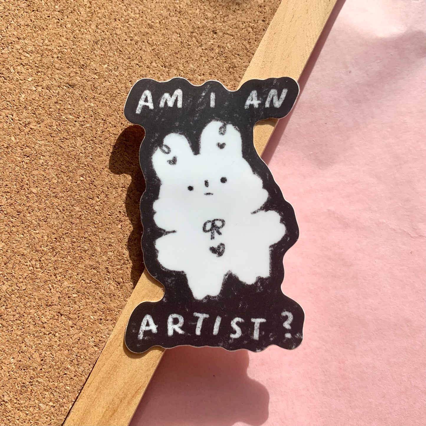 Bimbo "Am I an Artist?" Sticker