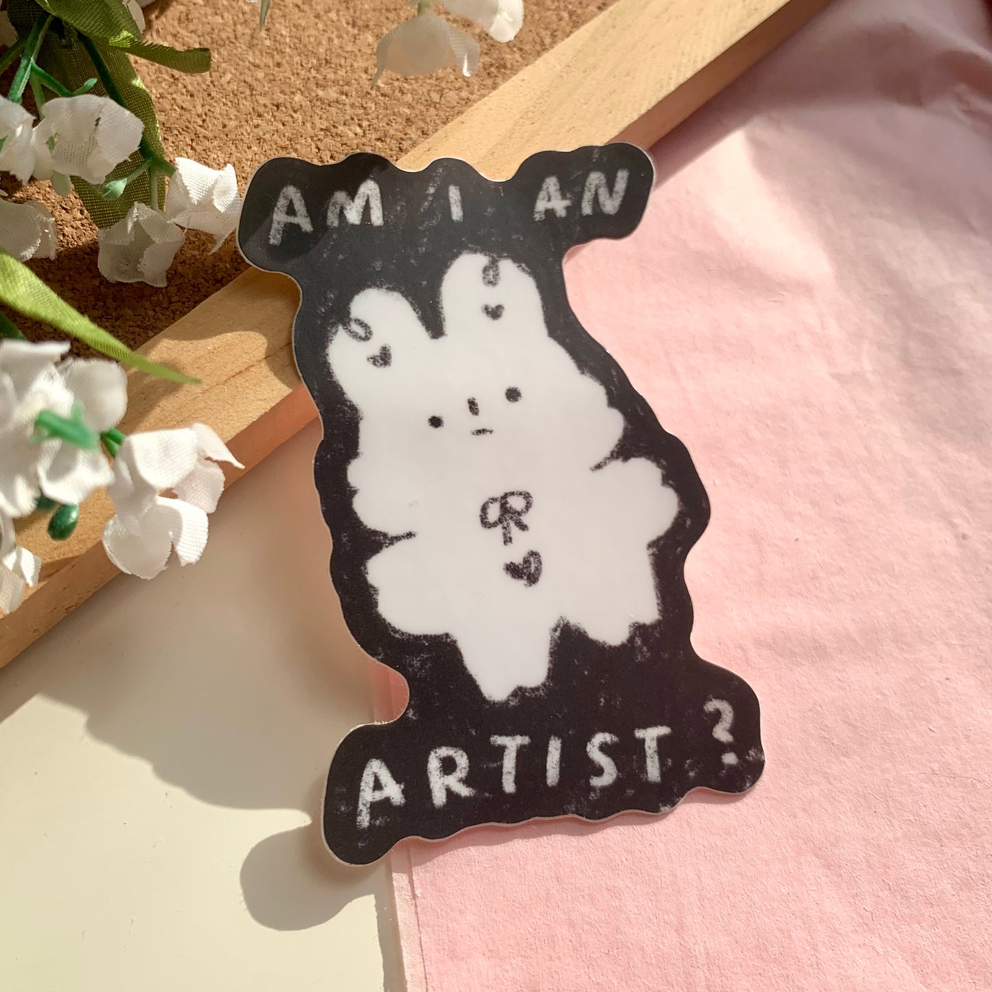 Bimbo "Am I an Artist?" Sticker