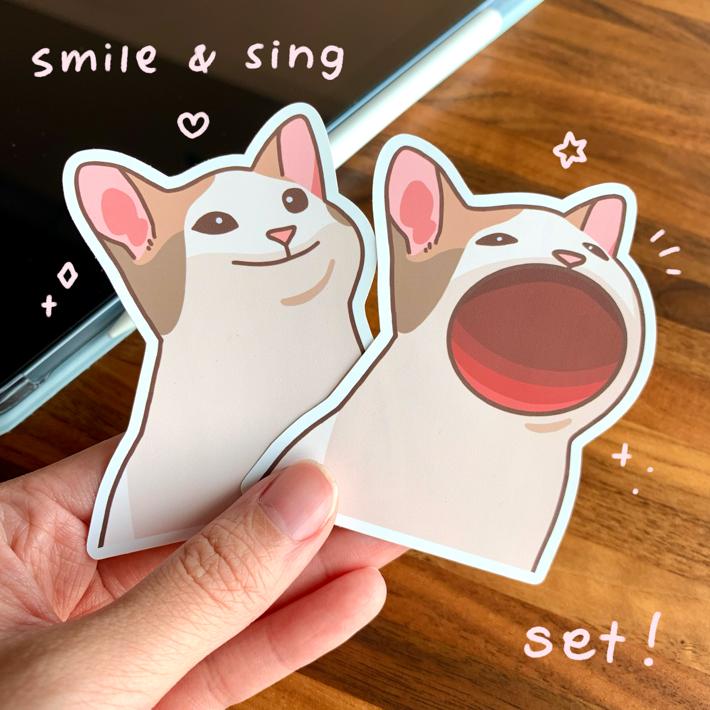 Pop Cat Stickers